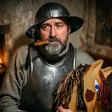 Důmyslný rytíř Don Quijote a jeho soumar Pemza