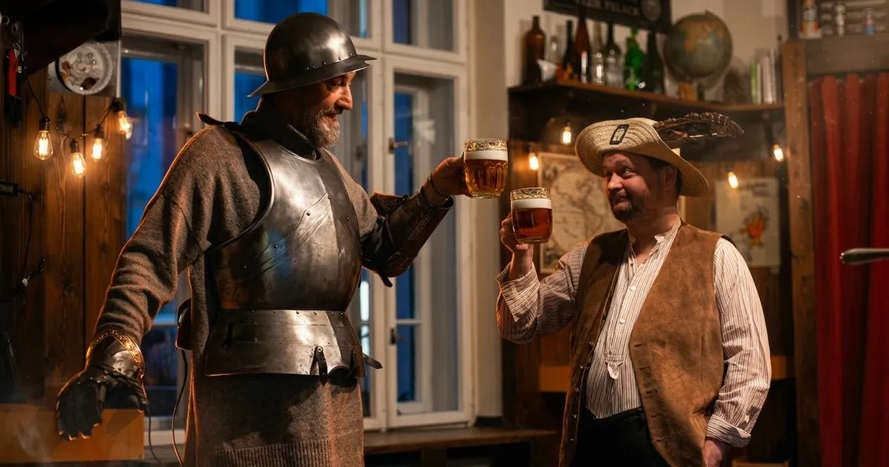 Důmyslný rytíř Don Quijote a jeho soumar Pemza