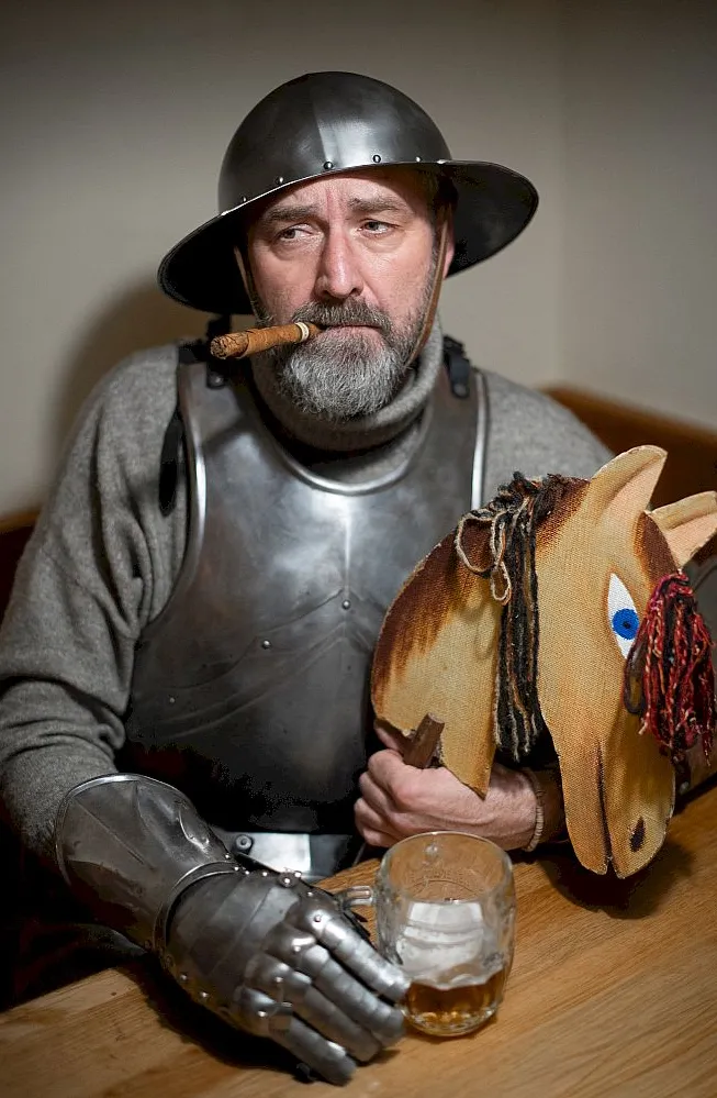 Důmyslný rytíř Don Quijote a jeho soumar Pemza